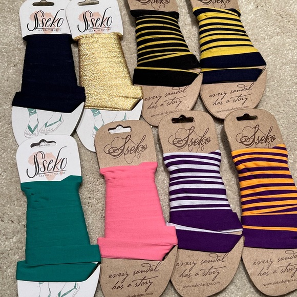 NWT Sseko Designs Ribbon Sandals and Straps - Picture 5 of 5